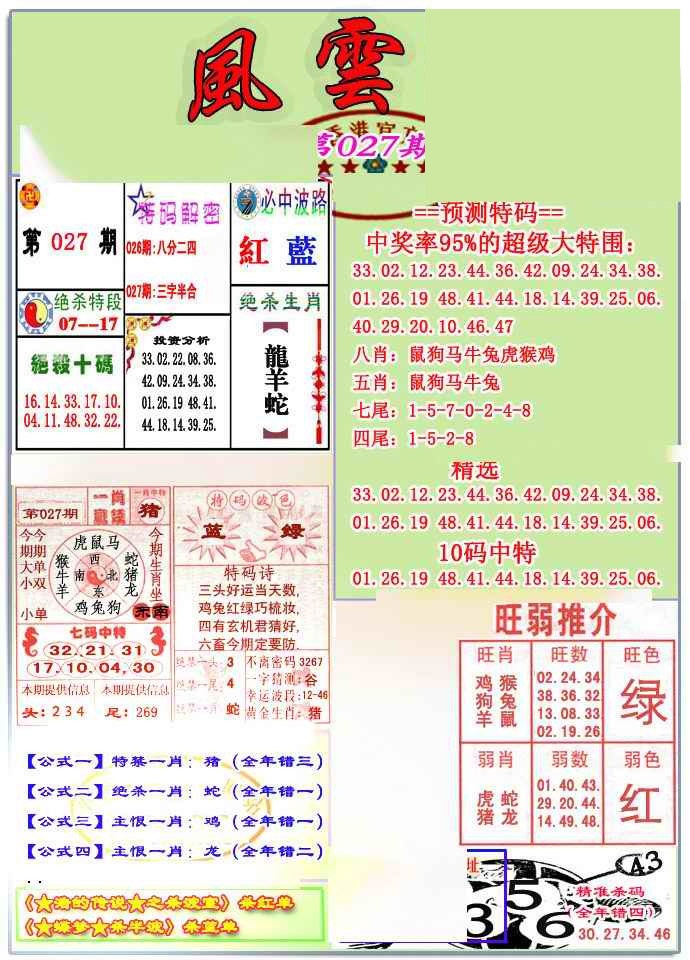 027期风云榜[图]