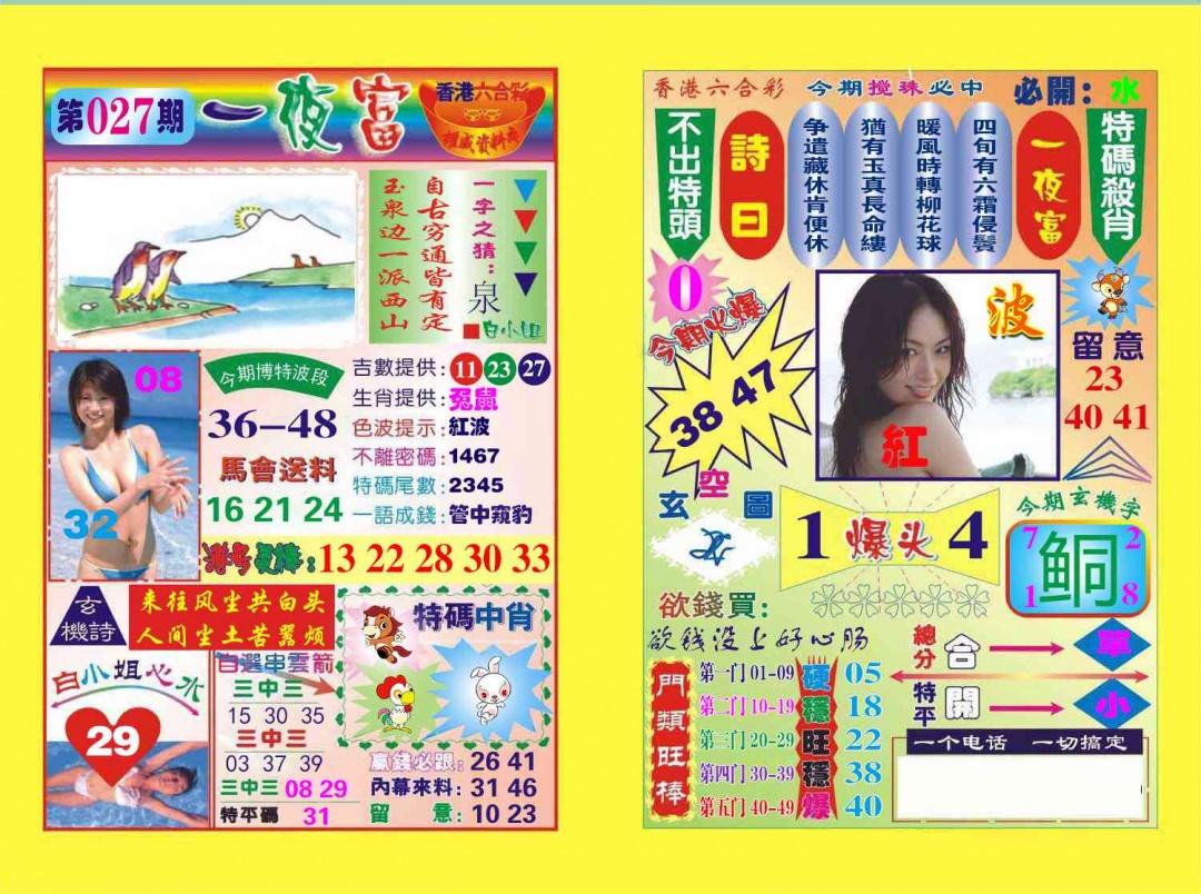 027期一夜富[图]